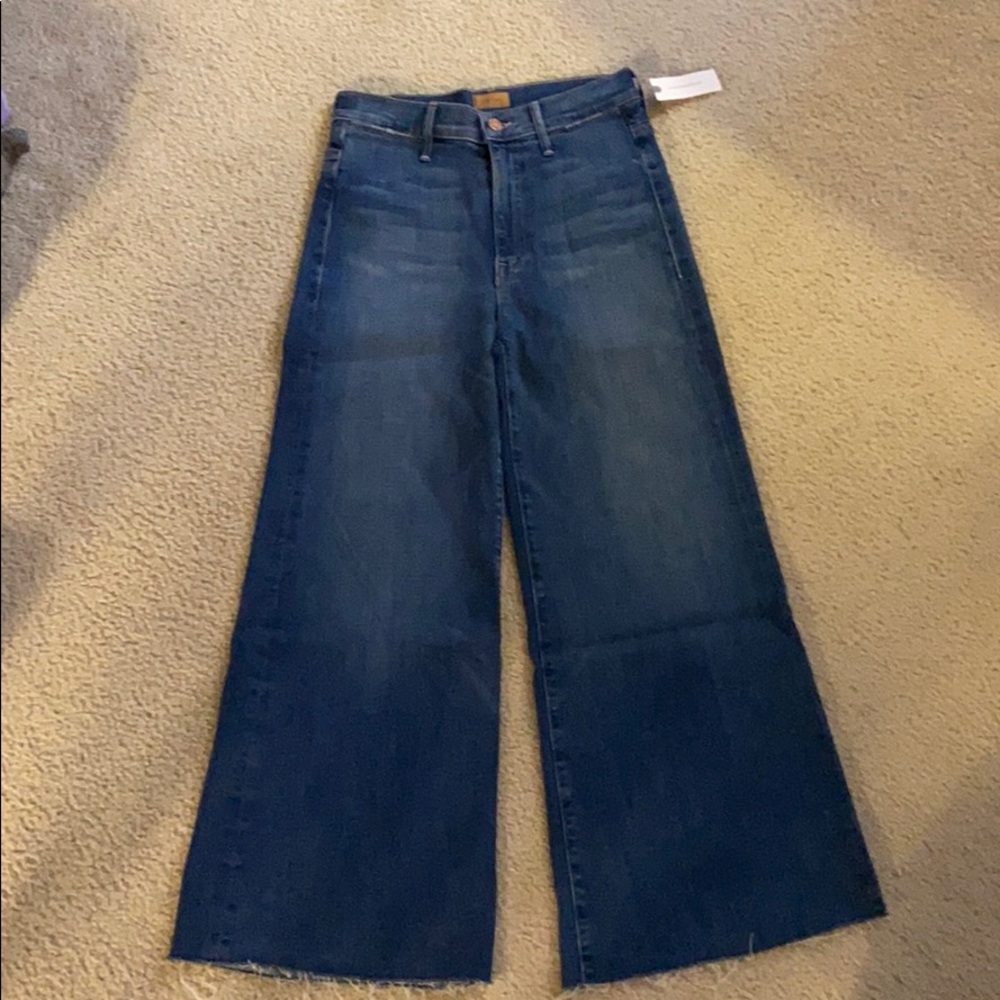 mother wide leg denim